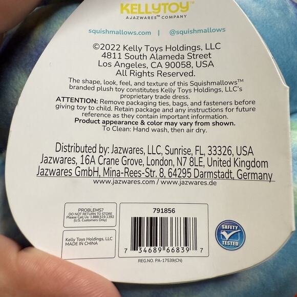 Squishmallows KellyToy Plush 8" Indie Hermit Crab Super Soft & Cuddly NEW w Tags - Picture 8 of 14